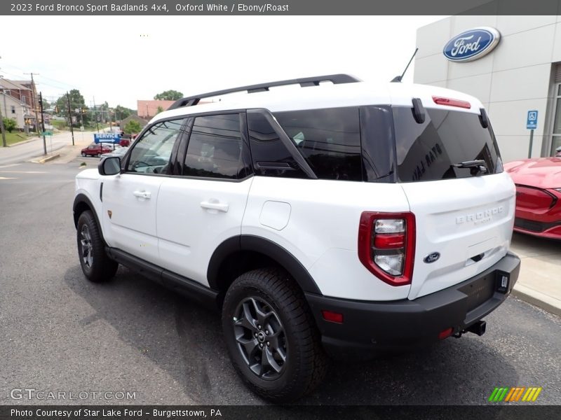 Oxford White / Ebony/Roast 2023 Ford Bronco Sport Badlands 4x4