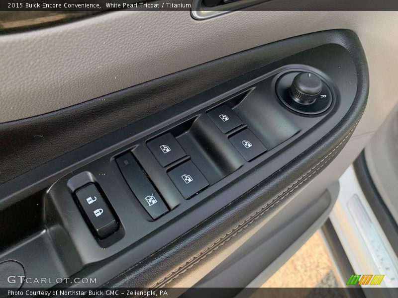 White Pearl Tricoat / Titanium 2015 Buick Encore Convenience