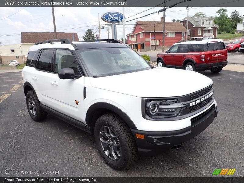 Oxford White / Ebony/Roast 2023 Ford Bronco Sport Badlands 4x4