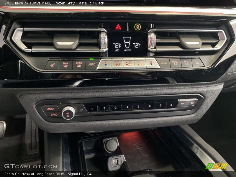 Controls of 2023 Z4 sDrive M40i