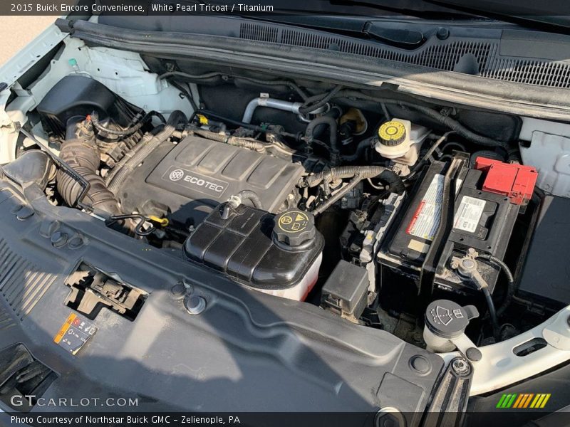 White Pearl Tricoat / Titanium 2015 Buick Encore Convenience