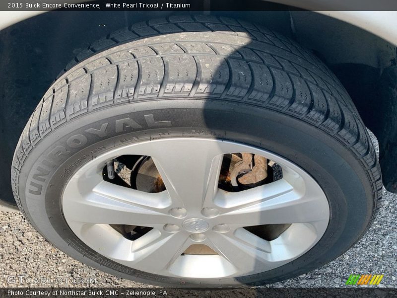 White Pearl Tricoat / Titanium 2015 Buick Encore Convenience