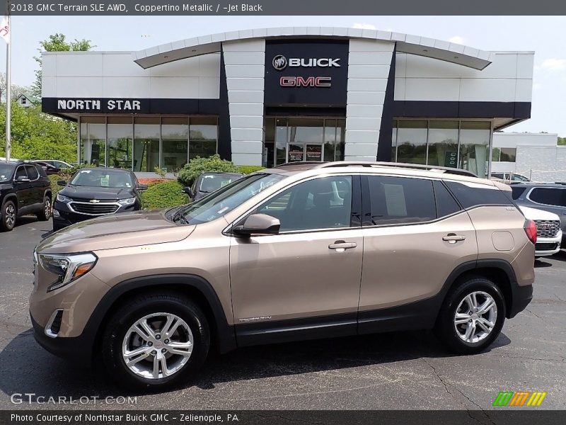 Coppertino Metallic / ­Jet Black 2018 GMC Terrain SLE AWD