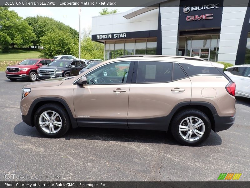 Coppertino Metallic / ­Jet Black 2018 GMC Terrain SLE AWD