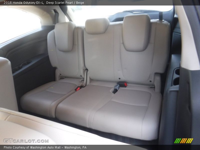 Deep Scarlet Pearl / Beige 2018 Honda Odyssey EX-L