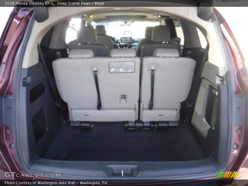 Deep Scarlet Pearl / Beige 2018 Honda Odyssey EX-L