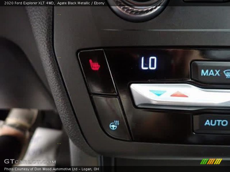 Agate Black Metallic / Ebony 2020 Ford Explorer XLT 4WD