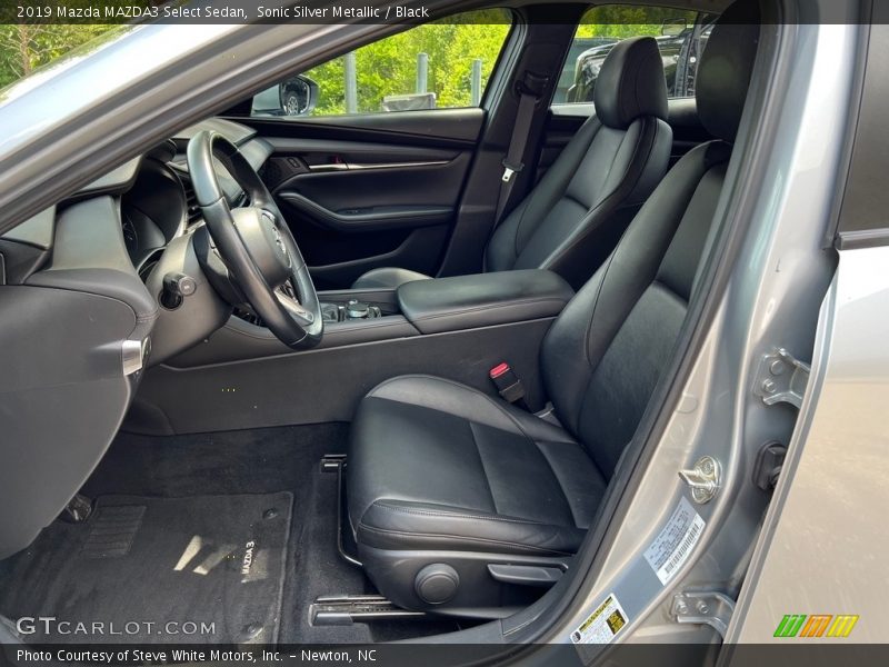 Front Seat of 2019 MAZDA3 Select Sedan