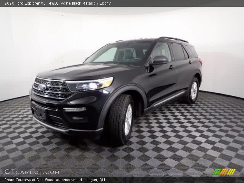 Agate Black Metallic / Ebony 2020 Ford Explorer XLT 4WD