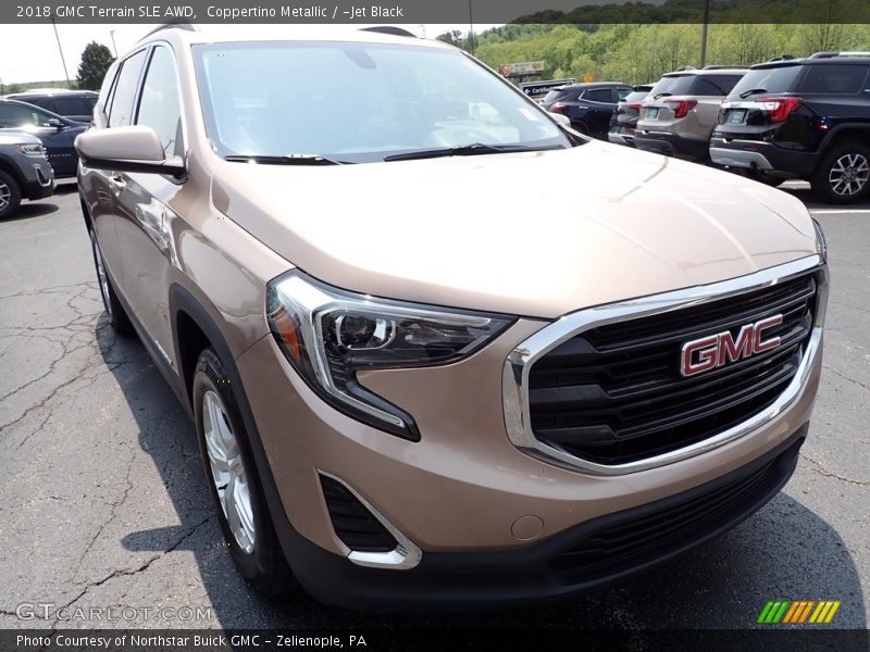 Coppertino Metallic / ­Jet Black 2018 GMC Terrain SLE AWD