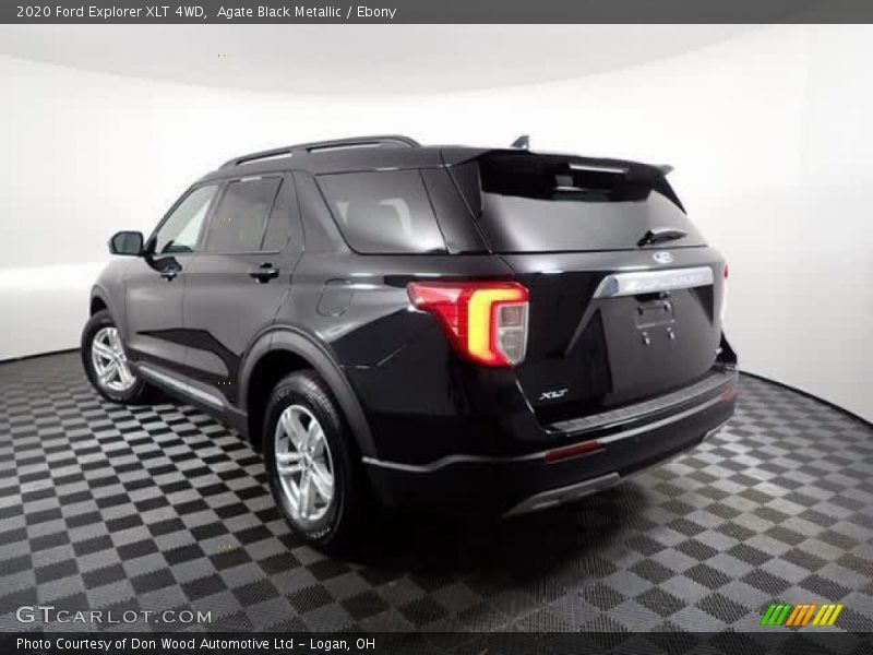 Agate Black Metallic / Ebony 2020 Ford Explorer XLT 4WD
