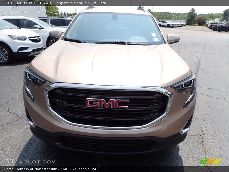 Coppertino Metallic / ­Jet Black 2018 GMC Terrain SLE AWD