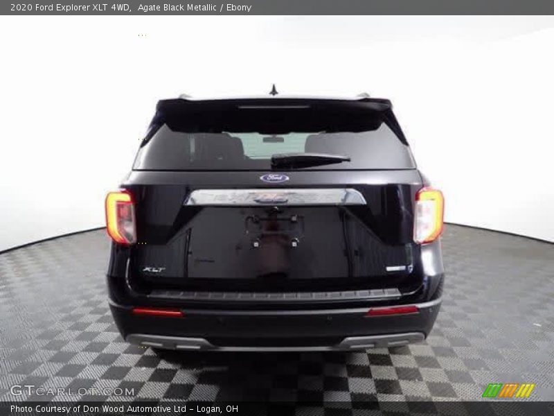 Agate Black Metallic / Ebony 2020 Ford Explorer XLT 4WD