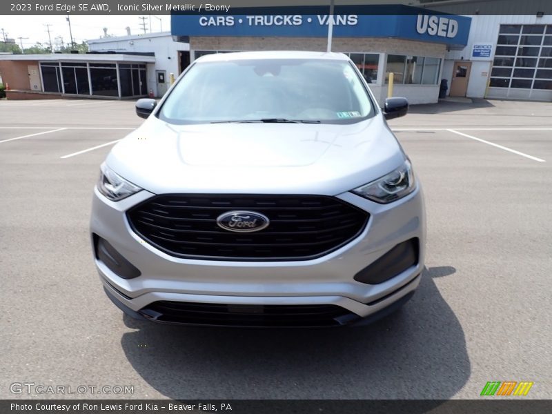 Iconic Silver Metallic / Ebony 2023 Ford Edge SE AWD