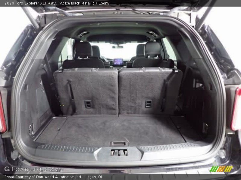 Agate Black Metallic / Ebony 2020 Ford Explorer XLT 4WD