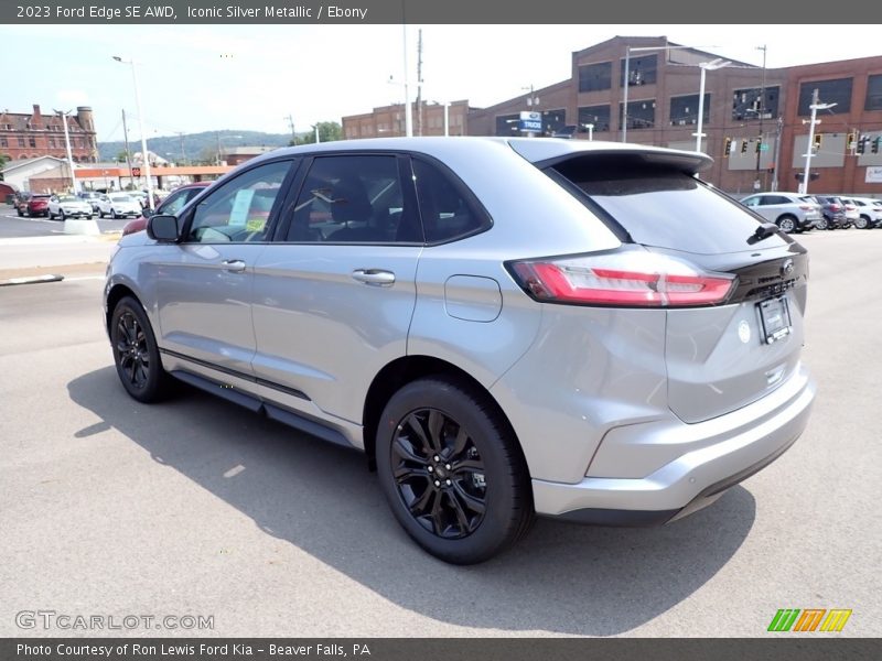 Iconic Silver Metallic / Ebony 2023 Ford Edge SE AWD