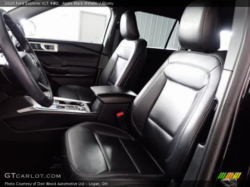 Agate Black Metallic / Ebony 2020 Ford Explorer XLT 4WD