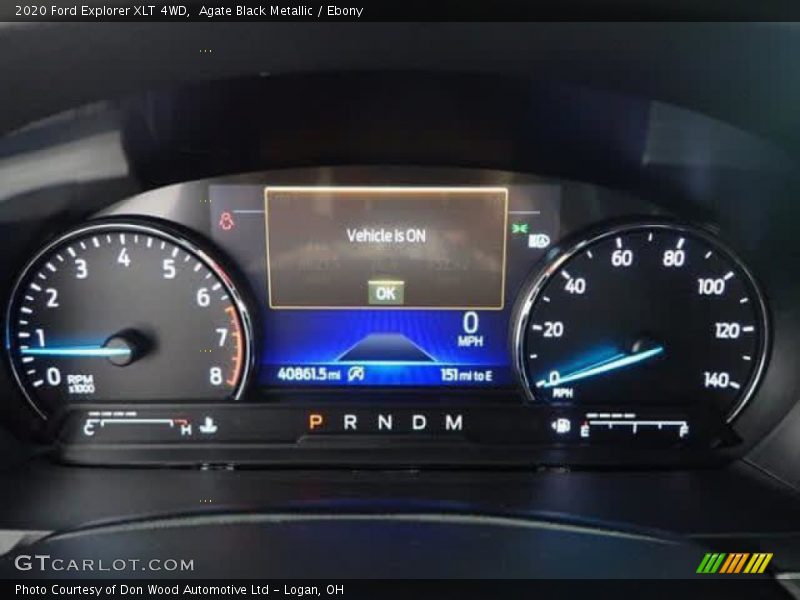 Agate Black Metallic / Ebony 2020 Ford Explorer XLT 4WD