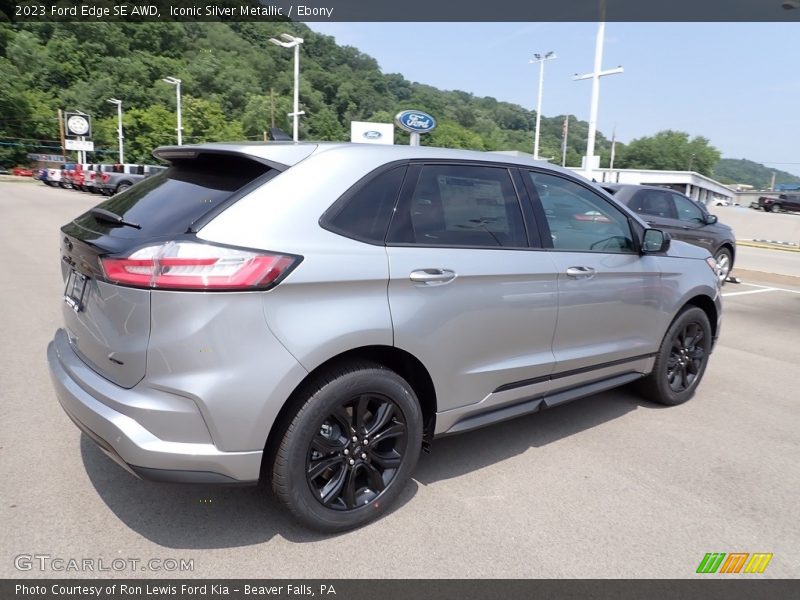 Iconic Silver Metallic / Ebony 2023 Ford Edge SE AWD