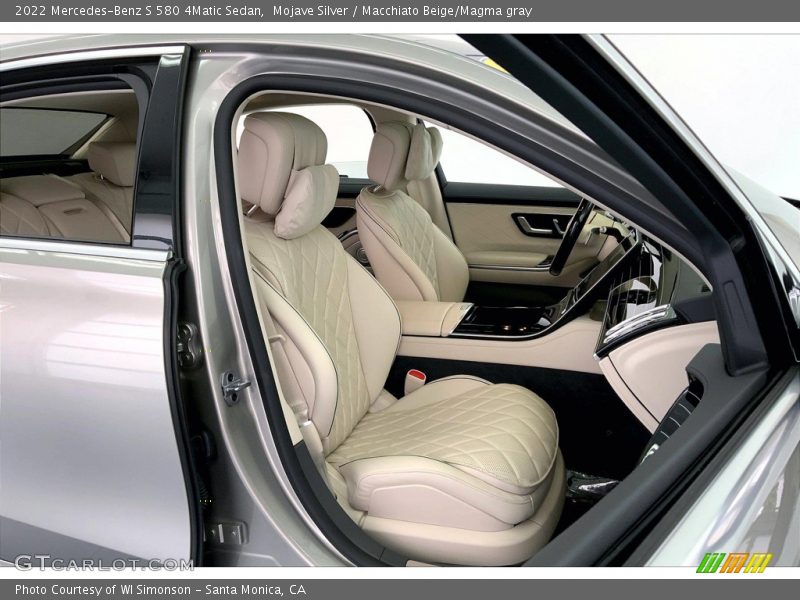 Front Seat of 2022 S 580 4Matic Sedan