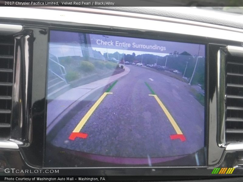 Velvet Red Pearl / Black/Alloy 2017 Chrysler Pacifica Limited