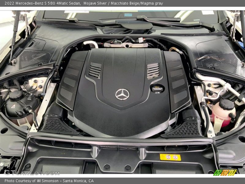  2022 S 580 4Matic Sedan Engine - 4.0 Liter DI biturbo DOHC 32-Valve VVT V8