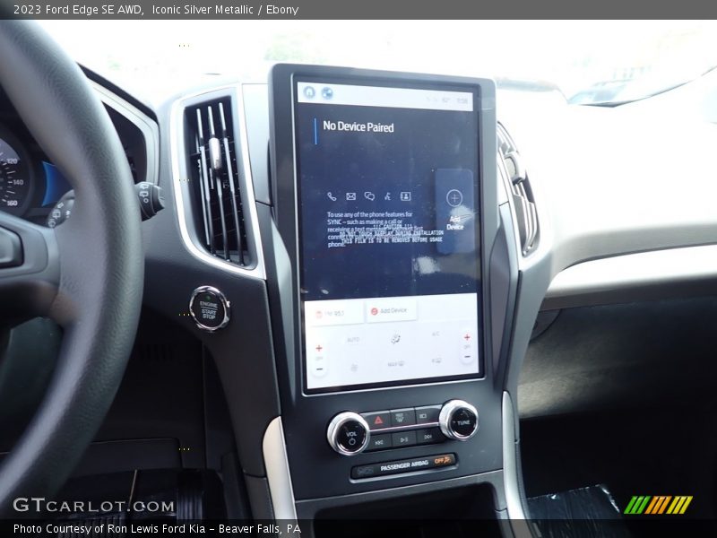 Controls of 2023 Edge SE AWD
