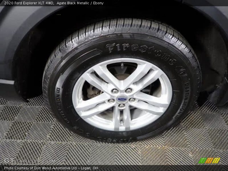 Agate Black Metallic / Ebony 2020 Ford Explorer XLT 4WD