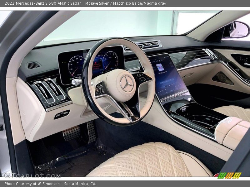Front Seat of 2022 S 580 4Matic Sedan