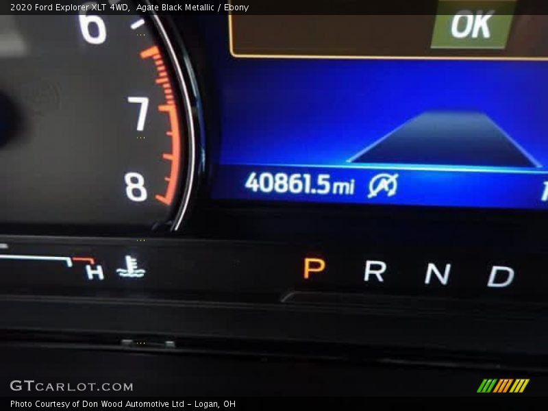 Agate Black Metallic / Ebony 2020 Ford Explorer XLT 4WD