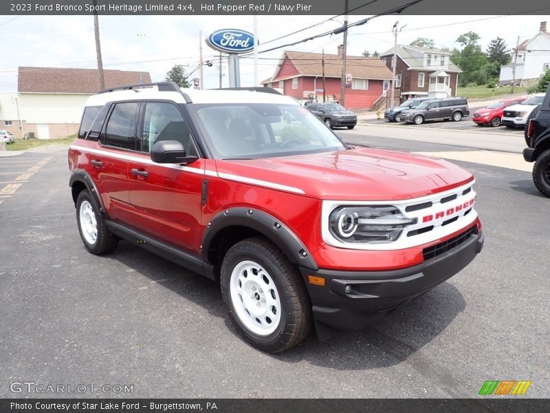 Front 3/4 View of 2023 Bronco Sport Heritage Limited 4x4