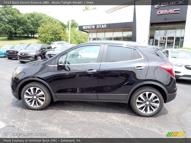 Ebony Twilight Metallic / Shale 2019 Buick Encore Essence AWD