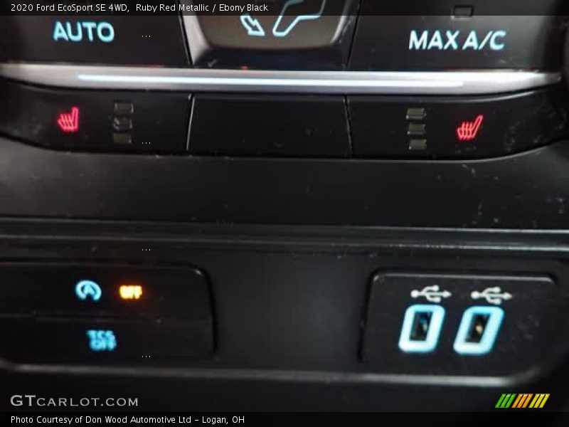 Ruby Red Metallic / Ebony Black 2020 Ford EcoSport SE 4WD