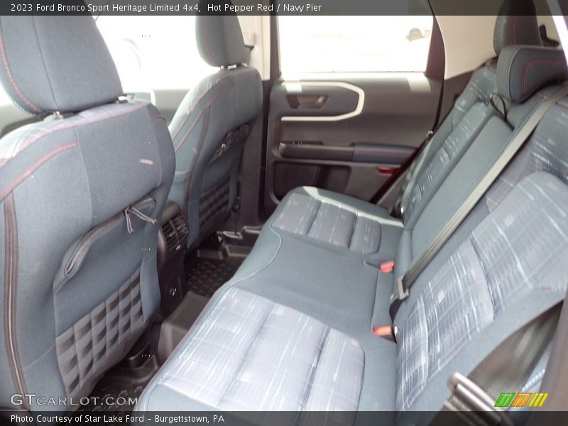 Hot Pepper Red / Navy Pier 2023 Ford Bronco Sport Heritage Limited 4x4