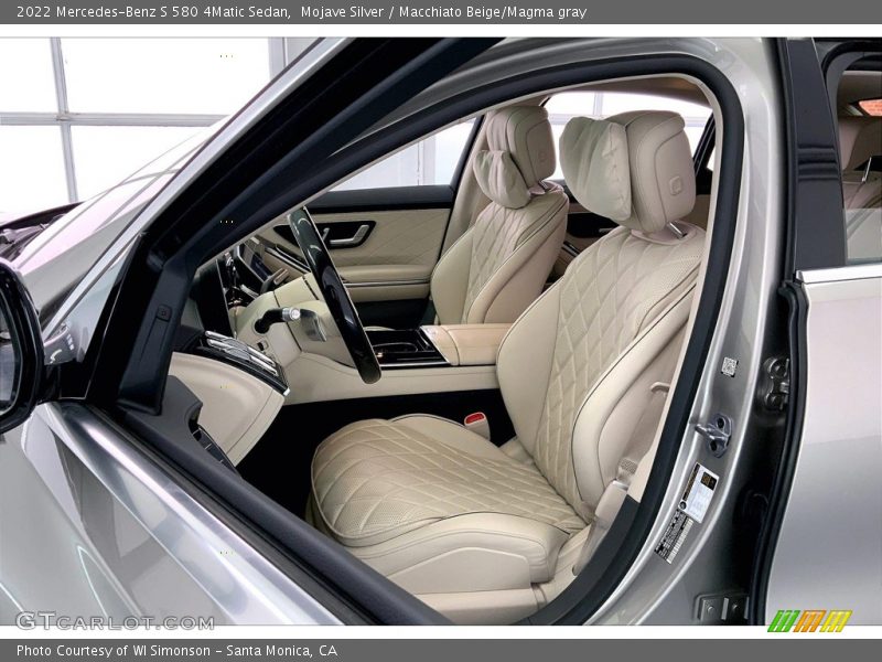 Front Seat of 2022 S 580 4Matic Sedan