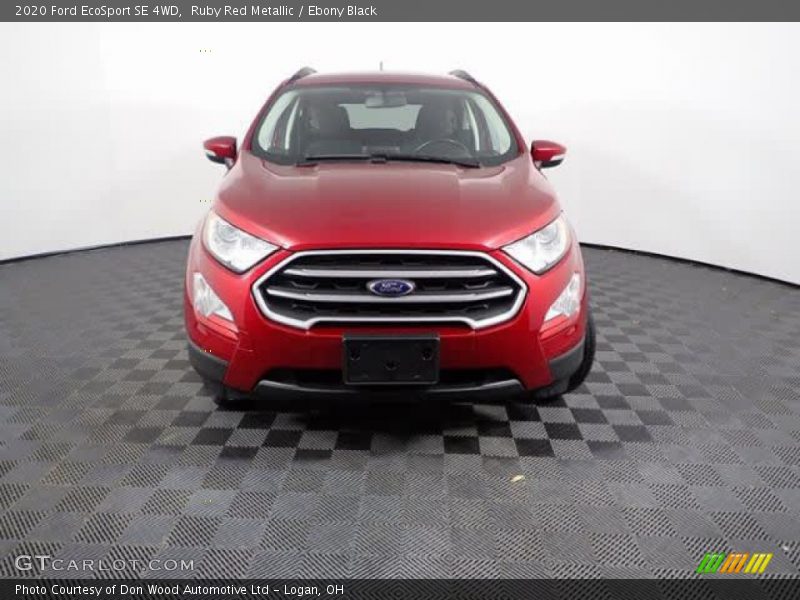 Ruby Red Metallic / Ebony Black 2020 Ford EcoSport SE 4WD
