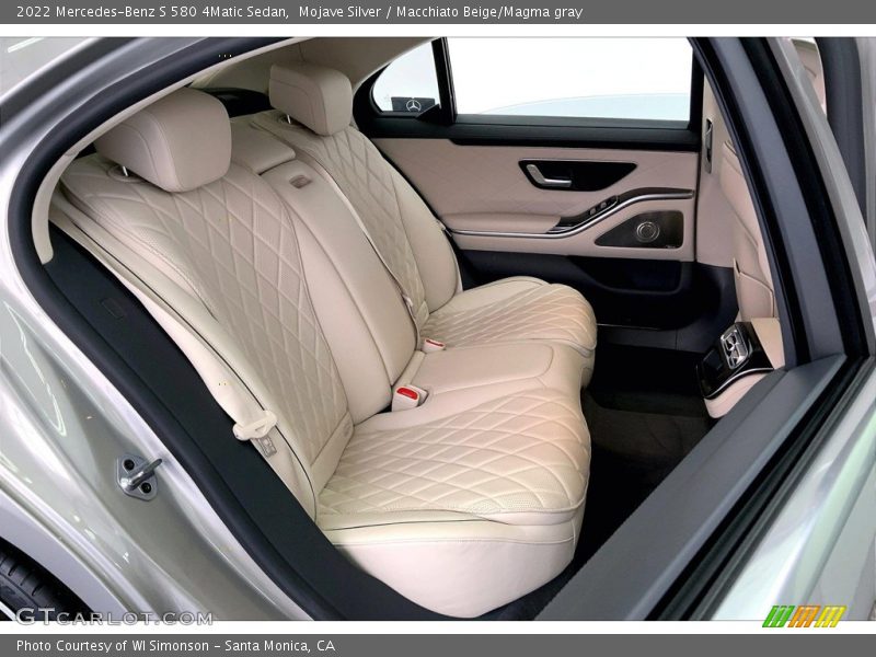 Rear Seat of 2022 S 580 4Matic Sedan