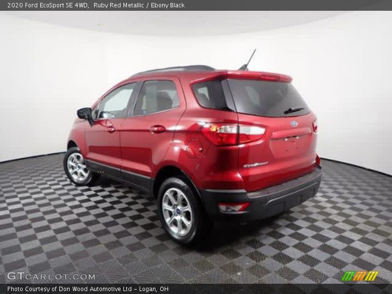 Ruby Red Metallic / Ebony Black 2020 Ford EcoSport SE 4WD