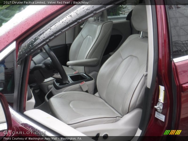 Front Seat of 2017 Pacifica Limited