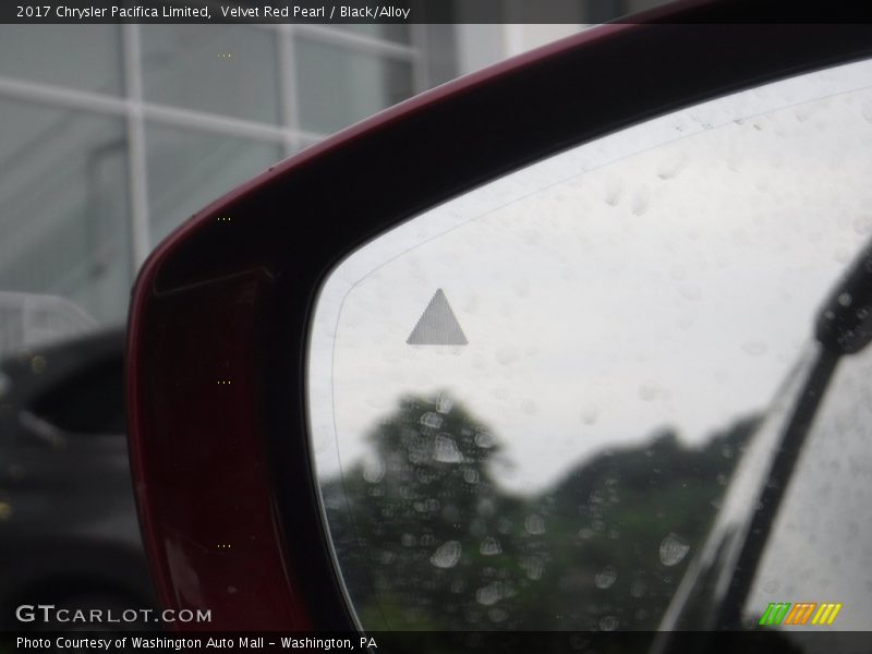 Velvet Red Pearl / Black/Alloy 2017 Chrysler Pacifica Limited