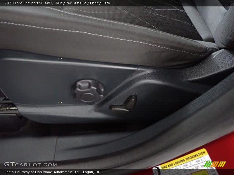 Ruby Red Metallic / Ebony Black 2020 Ford EcoSport SE 4WD