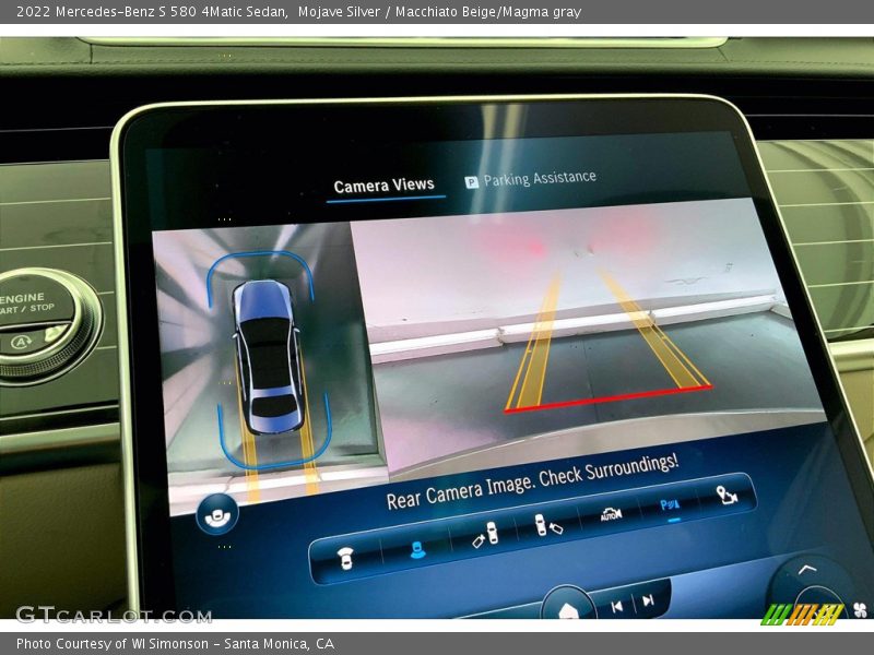Mojave Silver / Macchiato Beige/Magma gray 2022 Mercedes-Benz S 580 4Matic Sedan