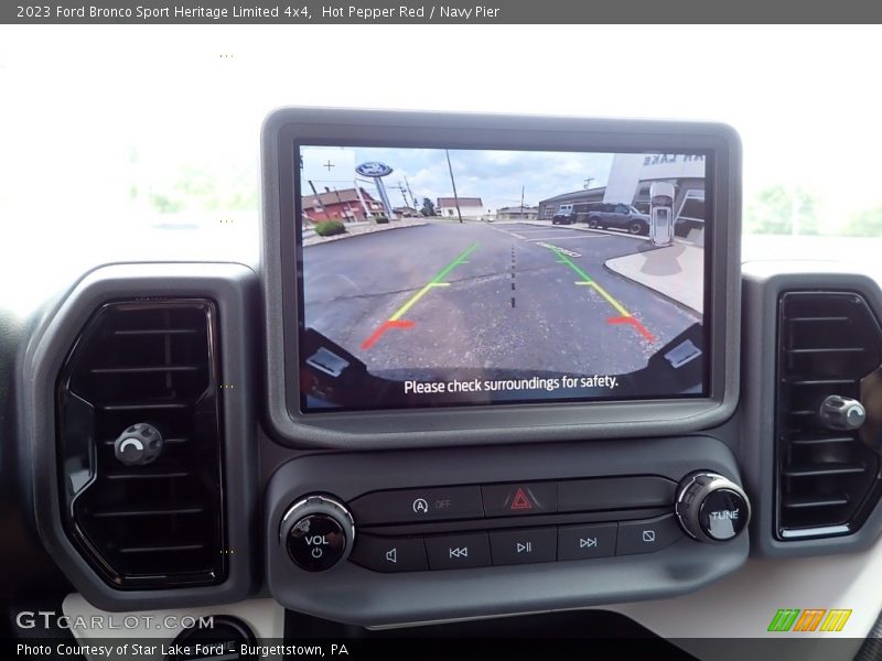 Hot Pepper Red / Navy Pier 2023 Ford Bronco Sport Heritage Limited 4x4