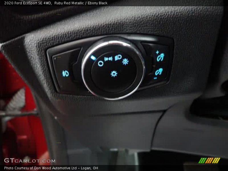 Ruby Red Metallic / Ebony Black 2020 Ford EcoSport SE 4WD