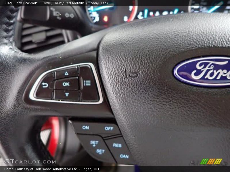Ruby Red Metallic / Ebony Black 2020 Ford EcoSport SE 4WD