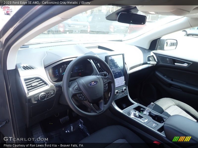 Carbonized Gray Metallic / Ebony 2023 Ford Edge SE AWD