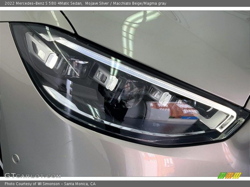 Mojave Silver / Macchiato Beige/Magma gray 2022 Mercedes-Benz S 580 4Matic Sedan