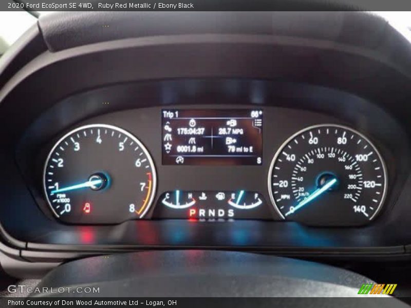 Ruby Red Metallic / Ebony Black 2020 Ford EcoSport SE 4WD