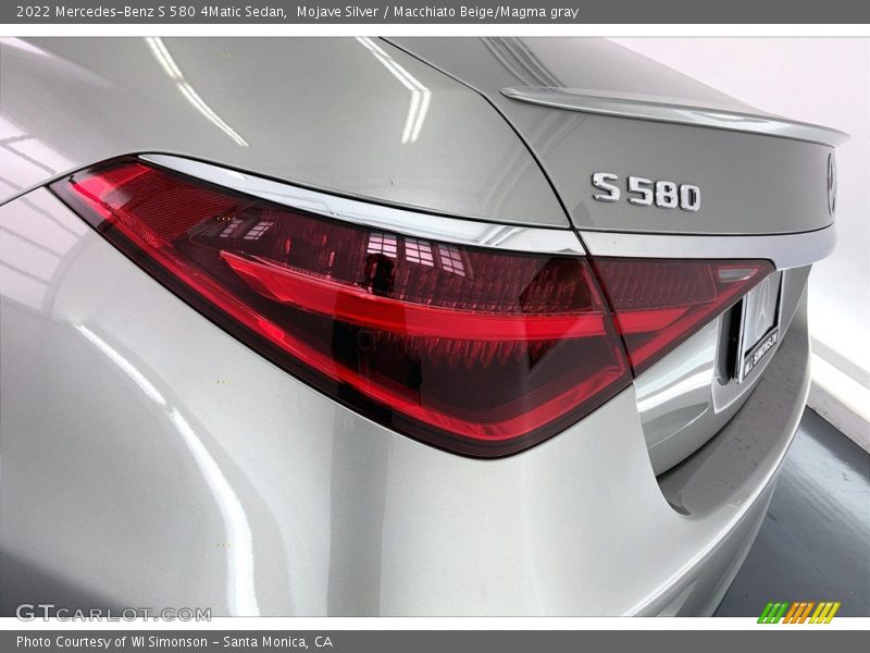 Mojave Silver / Macchiato Beige/Magma gray 2022 Mercedes-Benz S 580 4Matic Sedan