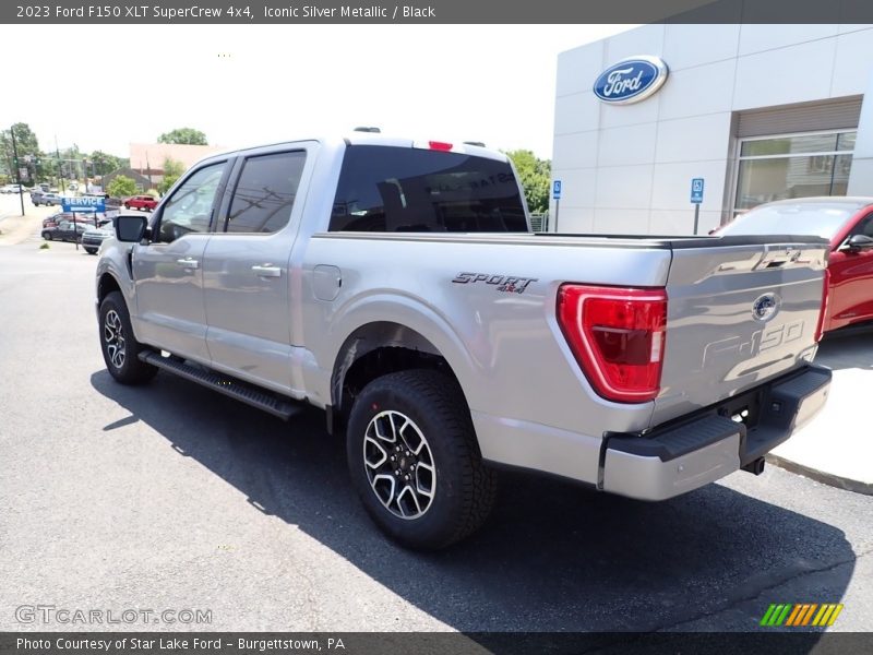 Iconic Silver Metallic / Black 2023 Ford F150 XLT SuperCrew 4x4